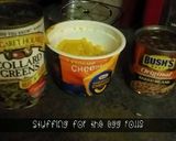 A picture of step 1 of Soul Rolls (soul food egg rolls).