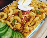 A picture of step 8 of Savory, Spicy Tikka Macroni 🍝🍊🍊🍜.
