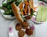 Hình bước làm 2 của món Bánh Mì Thịt Nướng Vỉa Hè