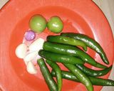 Foto langkah ke 1 dari resep Sajoto (sambel ijo tomat).