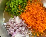 A picture of step 1 of Rava Idli.