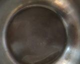 A picture of step 1 of Suji upma.
