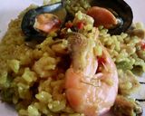 Foto del paso 15 de la receta: Paella mixta de marisco y pollo
