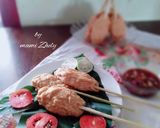 Foto langkah ke 5 dari resep Sate Lilit Udang.
