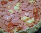 Foto del paso 6 de la receta: Tarta fácil de jamón, queso y tomate con amigos