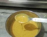 A picture of step 2 of Besan Chilla.