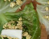 A picture of step 7 of Paneer Stuffed Cabbage Roll.