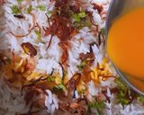 A picture of step 9 of Hydrabadi Chicken Biryani.