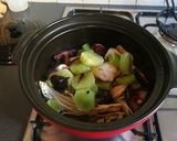 A picture of step 3 of Mixed Mushroom & Tofu Soup (Vegan/Vegetarian/Low Carb).