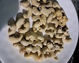 A picture of step 1 of # chatpata kaju instant snacks.