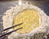 Foto langkah ke 2 dari resep Homemade Basil Pasta Dough.