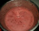 A picture of step 3 of Plum shake.