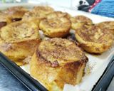 A picture of step 13 of Oven-Caramelized Torrijas with Strawberry Compote and Muscat Wine (No Oil!).