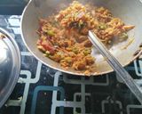 A picture of step 6 of Cabbage curry.