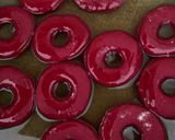Gambar langkah 4 resipi Donut Red Velvet.