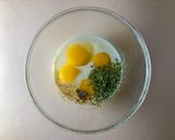 A picture of step 2 of Scrambled Eggs on Toast.