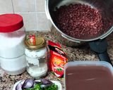 A picture of step 1 of Isa's Rice and Beans a staple 🔥 #5threcipe.