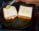A picture of step 4 of Bread masala toast.