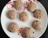 A picture of step 2 of Leftover Daliya and Kidney Bean Cutlets.
