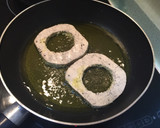 Foto del paso 6 de la receta: Mi primer trampantojo de huevo frito con boletus