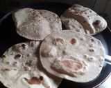 A picture of step 2 of Bran flour turkish roti.
