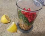 Foto del paso 1 de la receta: Hummus de garbanzos con tahini y pimiento rojo