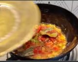 A picture of step 6 of Khaman ki sabzi.