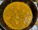 তেল পেঁয়াজ রসুন ছাড়া মটর পনির (oil free veg matar paneer recipe in Bengali) রেসিপি ধাপ - 8 ছবি