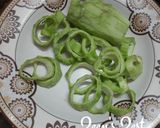 A picture of step 1 of Snake Gourd Fritters.