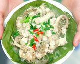 Hình bước làm 4 của món Tủy heo hấp lá chuối