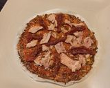 Foto del paso 3 de la receta Pizza con base de calabacín en Airfryer