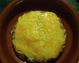 Foto del paso 7 de la receta: Hamburguesa con patata rellena de jamón y queso a los cuatro quesos