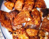 A picture of step 2 of Fish biryani.