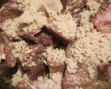 A picture of step 3 of Goat and Onions.