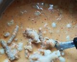 A picture of step 8 of Rice Noodles with Fish Ball Coconut Curry.