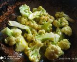 A picture of step 3 of Cauliflower and Potato Curry (Phool Gobhi Aloo ki Sabzi Recipe in Hindi).