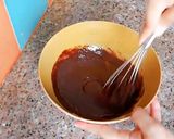 รูปขั้นตอนการทำที่ 5 ของ บราวนี่ทาร์ตหน้าฟิล์ม สูตรหวานน้อย #หม้ออบลมร้อน