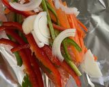 Foto del paso 3 de la receta: Salmón en papillote con verduras
