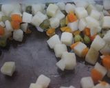 Foto del paso 2 de la receta: Enrollado de ensaladilla de calamares con alcachoras