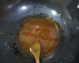A picture of step 3 of Coconut candy (kwakumeti).