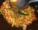 A picture of step 6 of Vegetable Manchurian.