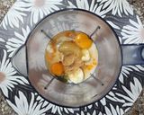 Foto del paso 2 de la receta: 🍌 🍫 Budín de banana marmolado con chips de chocolate 🍫 🍌 Fácil y saludable 🌀 en licuadora
