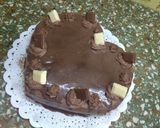 Foto del paso 9 de la receta: Torta de chocolate con forma de corazón