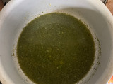 Papas al cilantro y chile piquín