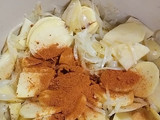 Sopa de patatas y pescado {con un toque marroquí}