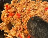 Foto langkah ke 3 dari resep Sambal tempe bayam.