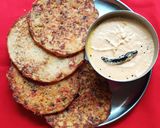 A picture of step 3 of Mixe vegetable and Semolina Rosti.