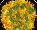 A picture of step 2 of Cabbage sabji.
