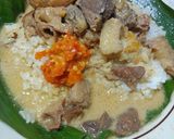 Foto langkah ke 7 dari resep Nasi Gandul Khas Pati Jawa Tengah.