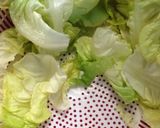 Hình bước làm 1 của món Salad bơ gà giảm cân
